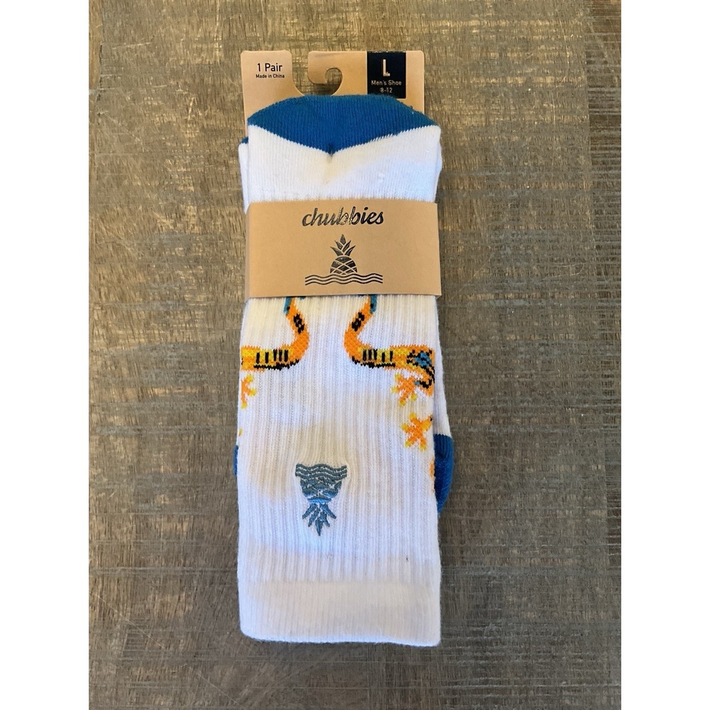 Chubbies Men's Socks - Size L (8-12) NWT